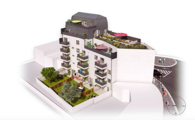 Programme neuf - rooftop - Issy-Les-Moulineaux - Altanova Immobilier