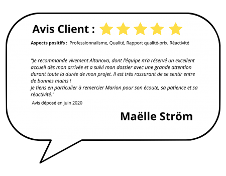 Avis Client Altanova Immobilier