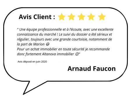 Avis Client Altanova Immobilier